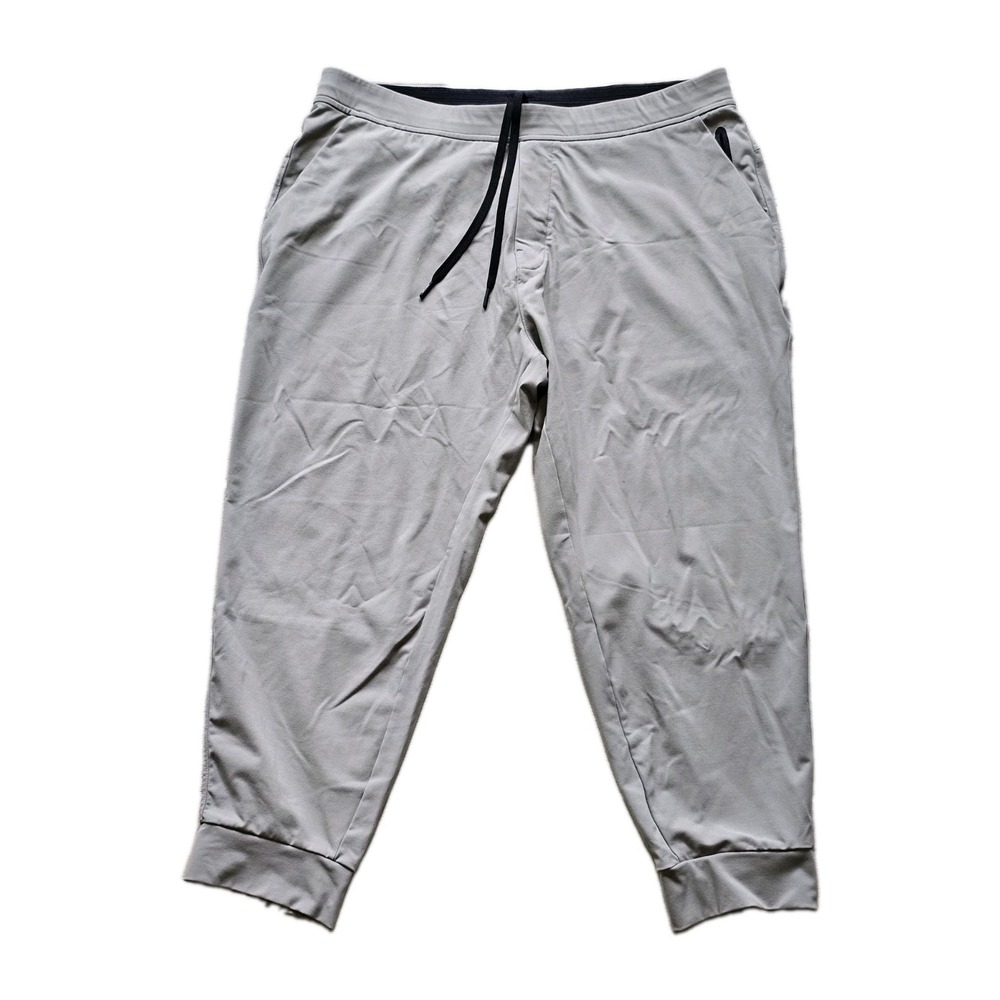 Public Rec All Day Every Day Pants Mens 38x28 Gray Stretch Drawstring ADED